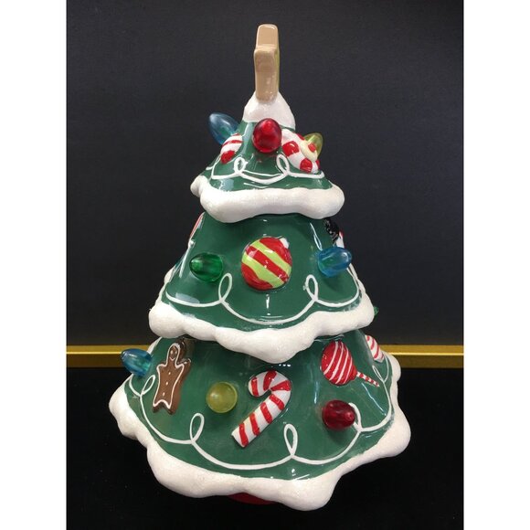 Hallmark Musical Lighted Rotating Gumdrop Christmas Tree Ceramic - Tested! - Picture 6 of 10